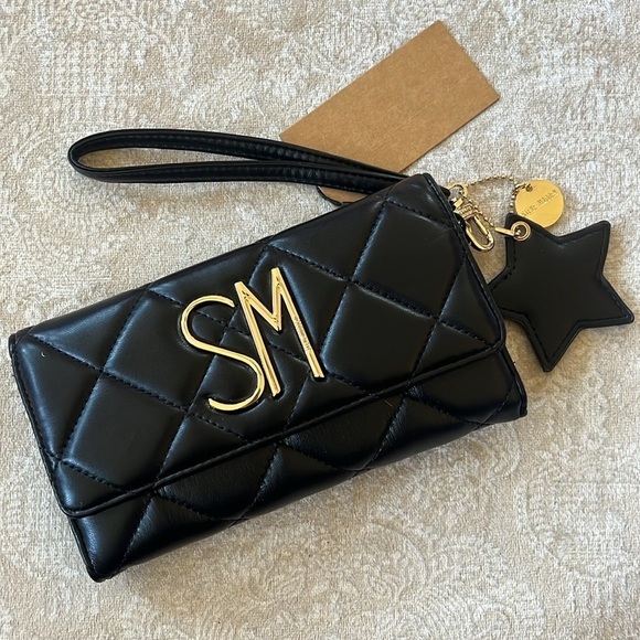 Brand New Steve Madden Chevron Quilted Trifold Wristlet Wallet Card Organizer - Picture 15 of 15